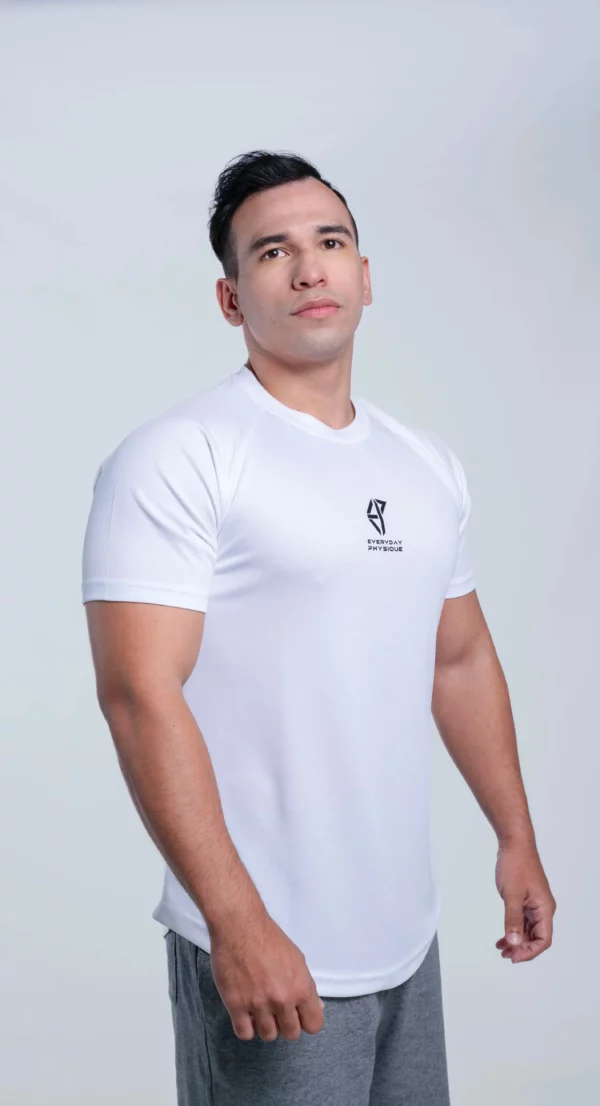 Power Muscle T-Shirt Cosmic White