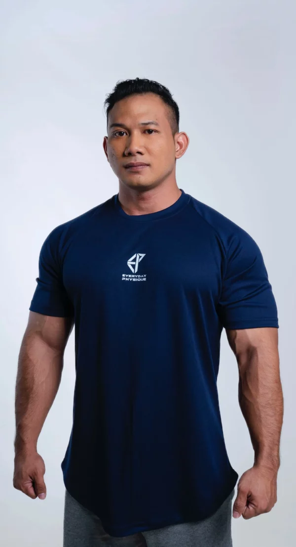 Power Muscle T-Shirt Navy Blue