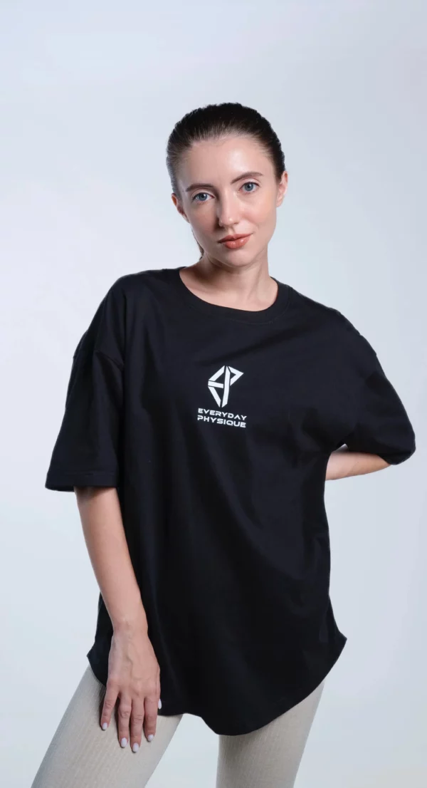 Power Oversized T-Shirt Onyx Black